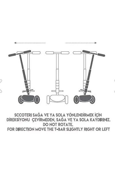 Scooter عجلات رائعة مضاءة بثلاث عجلات باللون الأزرق