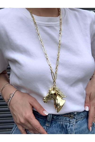 Alice İsstanbul Gold Horse Necklace
