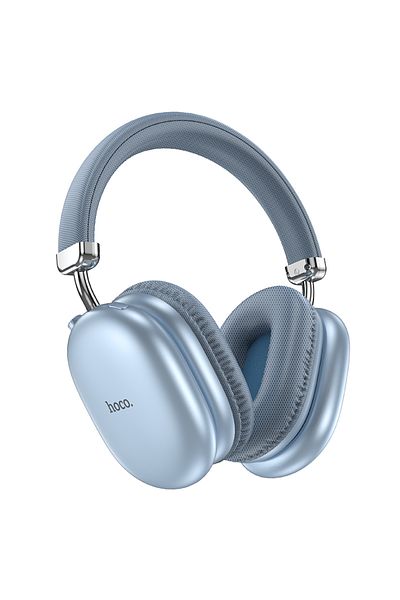 REDz Accessories Over Ear Headphones, Hoco W35 Max, Foldable Design, Bluetooth, 90h Battery Life, Blue