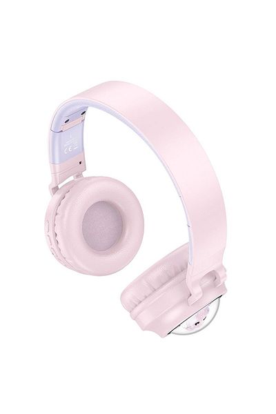 REDz Accessories Casti Wireless Over the Ear, Bluetooth, Hoco W50, Bluetooth 5.3, 400 mAh, Headphones, Pink