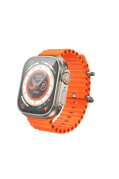 REDz Accessories HOCO Y12 Ultra Smart Watch, 128MB Memory, 280mAh, Bluetooth 5.0, Orange