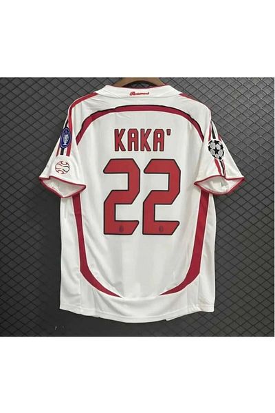 BARBITOS Legend Milan Home 2006/2007 Season Home Court Kaka Adult Jersey Hd1199