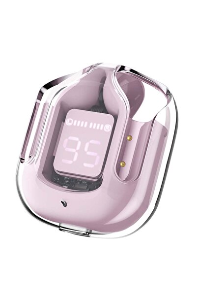 Acefast Ασύρματα ακουστικά Bluetooth, T6, BT 5.0, TWS, βάση φόρτισης USB-C, IPX4, ροζ