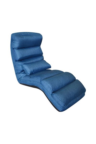 BACK COMFORT Large Linen Floor Chair – Adjustable Backrest & Comfortable Seating for Relaxation