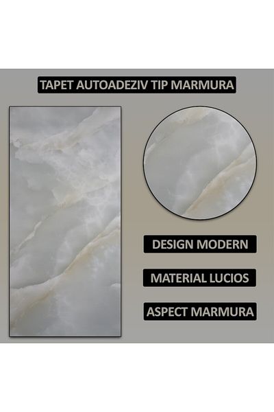 NEXTLY Set 20 X Tapet Autoadeziv Imitatie Marmura , Waterproof, Ajustabil, Adeziv Puternic, Usor