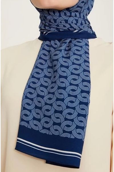 Armine Trend Laurel Shawl 5772-2-24 Navy Blue