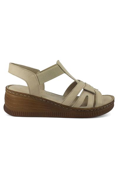 Venüs 24028801 25Ys Women's Daily Sandals Beige
