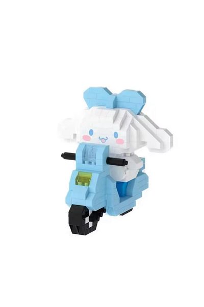 HEY GİDİ GİFT Cinnamoroll Sanrio Y2K Kpop Yap Boz Puzzle Educational Bricks with Motorcycle