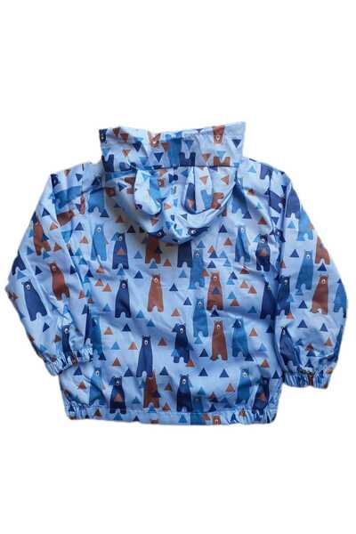 North Чоловічий дитячий водонепроникний дощовик з підкладкою та принтом