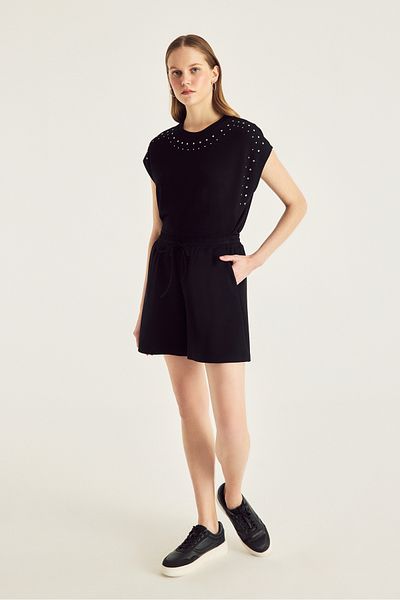 Naramaxx Elastic Waist Knitted Shorts