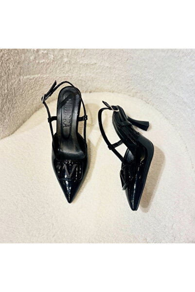 Piedora Arkası Açık Kadın Stiletto