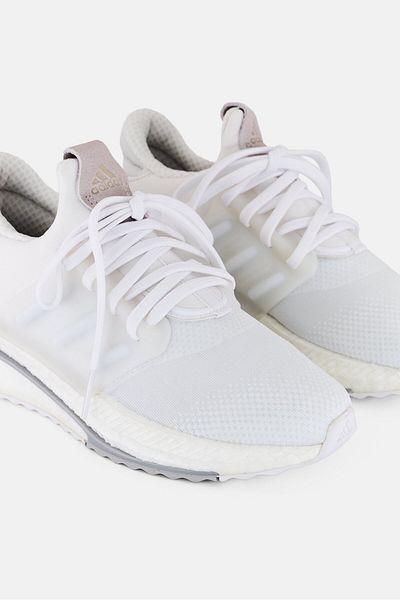 adidas Kids Boy X-plr Boost Lace Up Running Shoes, White