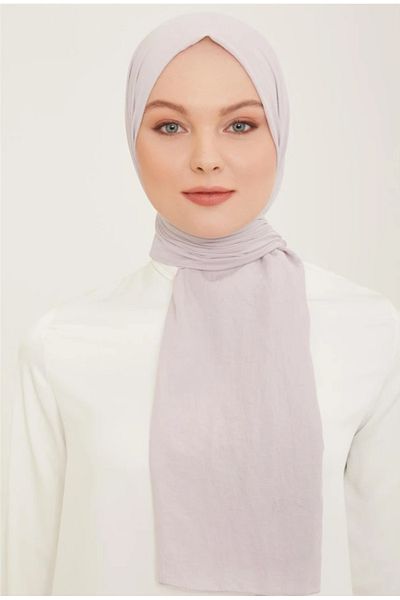 Armine Trend Natural Soft Shawl 49 Γκρι μονόχρωμο
