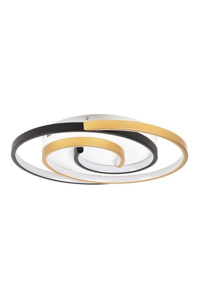 ERS TE Trim ceiling light 30W 42cm 3000-6500K, black gold, Erste