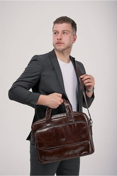 ÇÇS Ççs 71471 Genuine Leather Briefcase
