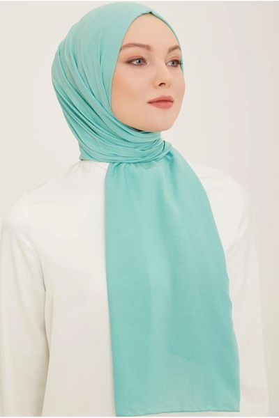 Armine Trend Natural Soft Shawl 47 Water Green Μονόχρωμο