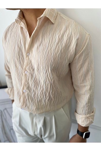 bonnline MODAL ΥΦΑΣΜΑΤΙΚΟ ΡΙΓΕ ΠΟΥΚΑΜΙΣΟ OVERSIZE
