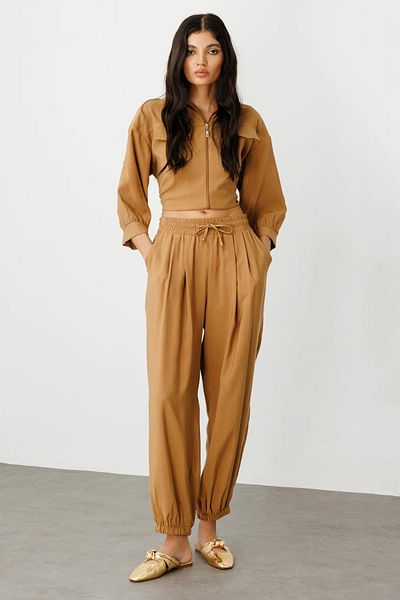 Onteks Pants - Gray - Normal waist