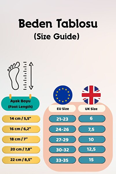 Beniizle Unisex Bebek Çocuk Kaydırmaz Taban Deniz Ayakkabısı Havuz Patiği