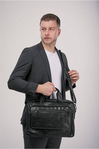 ÇÇS Ççs 71473 Genuine Leather Briefcase