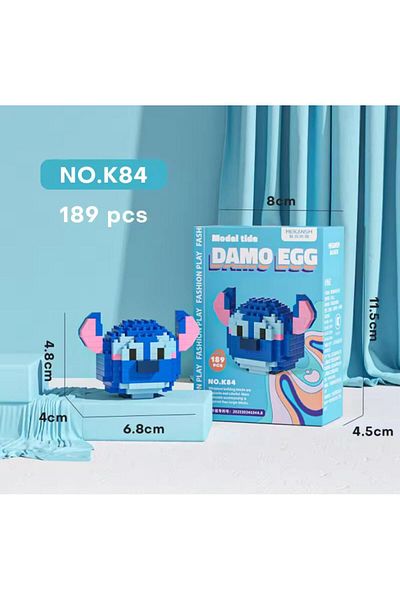 HEY GİDİ GİFT Stitch Bricks Character Figure 3D Jigsaw Puzzle Building Toys/ 3D Puzzle Set