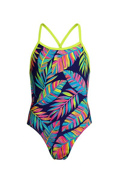 FUNKİTA Funkita Tw Leaving Today Girls' Slim Straps Swim Trunks - Eco C-Infinity