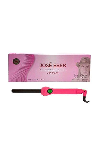 Jose Eber مكواة فرد الشعر برو سيريز 13 مم - وردي