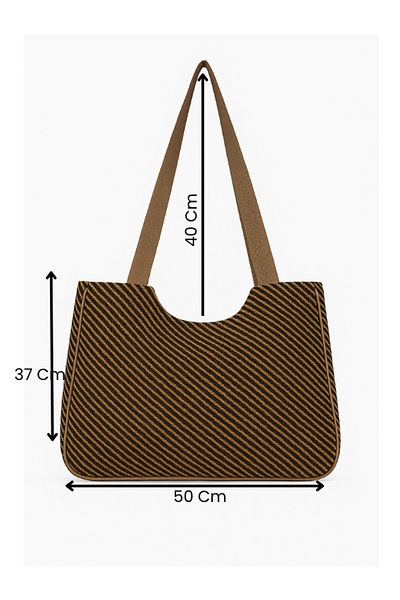 Lubros Canvas Shoulder Bag with Strap Classic Casual Beach Std