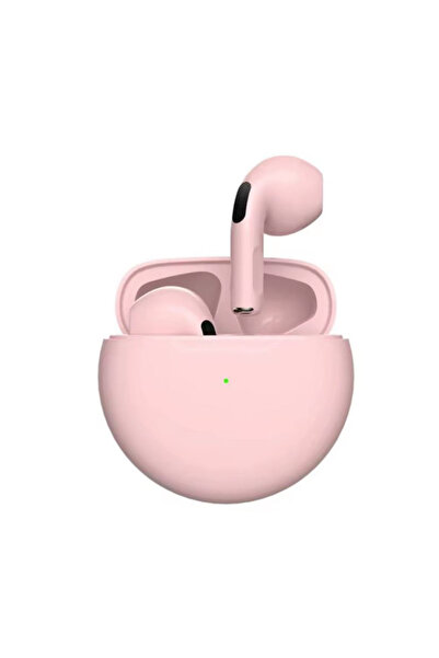 REDz Accessories Căști Bluetooth Model Pro 6, Microfon, Reducere Zgomot, Timp de utilizare 3 ore, Roz