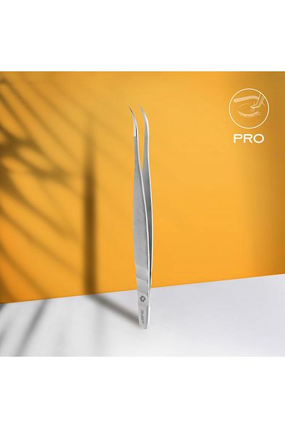 STALEKS Expert 40 Type 2 - 70' Professional Eyelash Tweezers (L-Shaped)