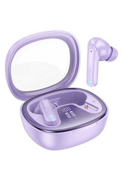 REDz Accessories Hoco EQ6 Wireless Headphones, 320mAh Capacity, Bluetooth 5.3 TWS, Lilac
