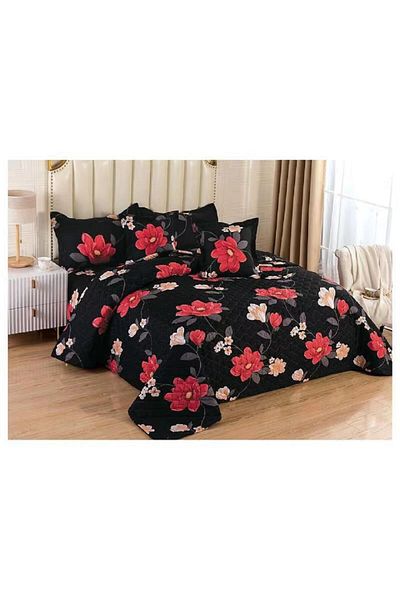 HOURS HOURS Comforter Set, 4 Pieces, Single Size, Soft, Durable Fabric, Modern and Distinctive Pattern, Compressed, HOURS-223