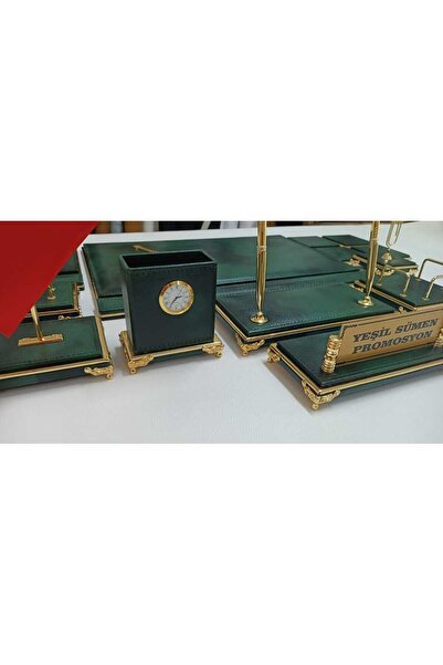 Yeşilsümen BULUT YEŞİL VE GOLD KİŞİYE ÖZEL İSİMLİKLİ GOLD AYAKLI LÜX TASARIM SÜMEN VE MAKAM TAKIMI