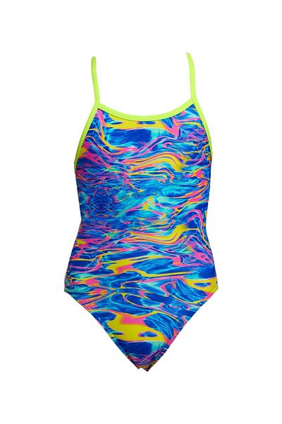 FUNKİTA Funkita Ss Stir Crazy Girls' Thin Strap Swim Trunks |   Colorful and Comfortable Design