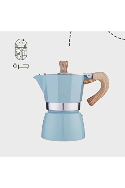 Jarrah اداة موكا بوت للاسبيريسو باللون اللبني من جرة