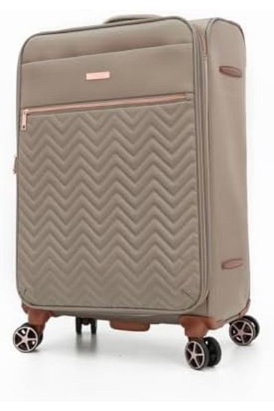 AMERICAN FLYER Double Spinner Luggage With Number Lock For All Tastes (3, KHAKI)