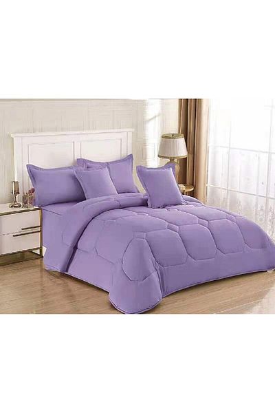 HOURS HOURS Comforter Set, 4 Pieces, Single Size, Solid, Soft, Modern and Distinctive Pattern, HOURS-199