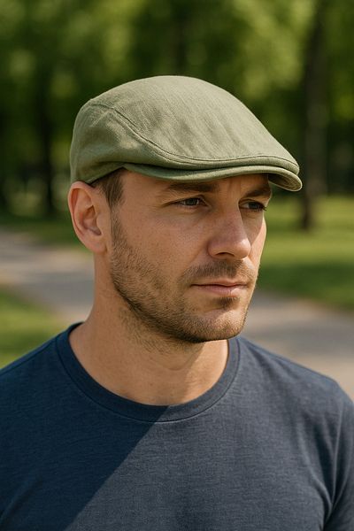 LAGRANZE Men's Summer Elastic Italian Cap Hat