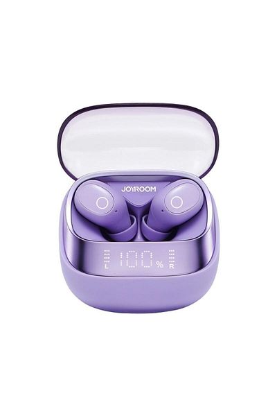 REDz Accessories Căști Bluetooth, Joyroom Jdots Db2, capacitate 500 mAh, afișaj, ultra-rapide, TWS, violet