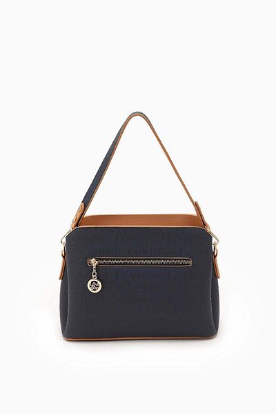 Levidor Black - Camel Printed Handbag