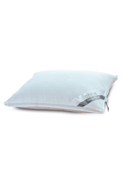 BACK COMFORT Hotel-Style Microfiber Pillow 50×70cm – Bamboo Cotton Cover – Hypoallergenic & Washable