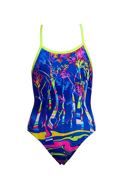 FUNKİTA Funkita Ss Dammed Girls Slim Strappy Swim Trunks |   Colorful and Comfortable Design