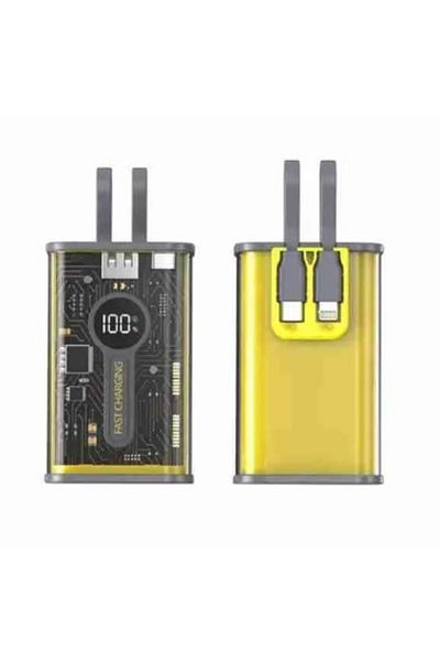 REDz Accessories External Battery, iTrend PB308, Ultra Fast Charge 22.5w, 2 Ports, Cables Included, 10000 mAh