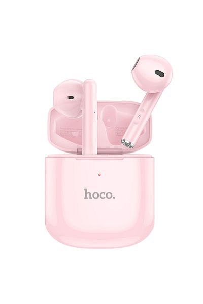 REDz Accessories Căști wireless Hoco Ew19, Bluetooth 5.3, capacitate 300 mAh, roz