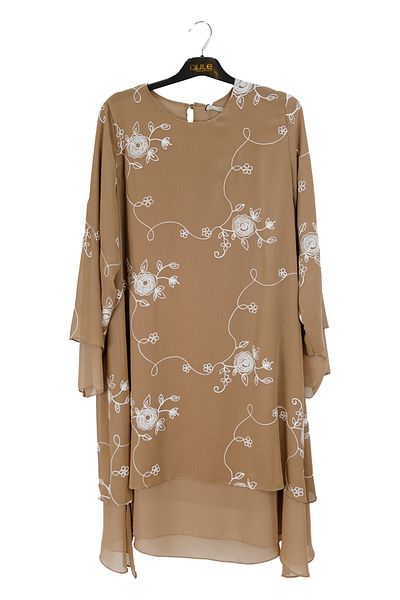DULE 228 dule embroidered tunic
