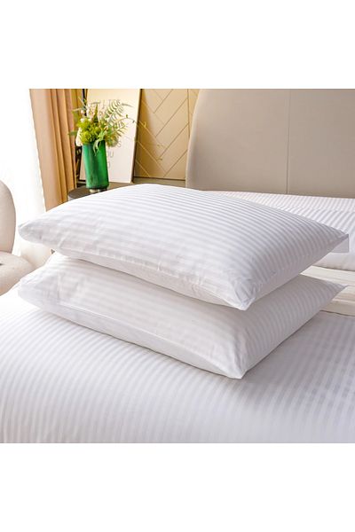 BACK COMFORT White Pillow Protector – 2-Piece Set, Soft & Comfortable