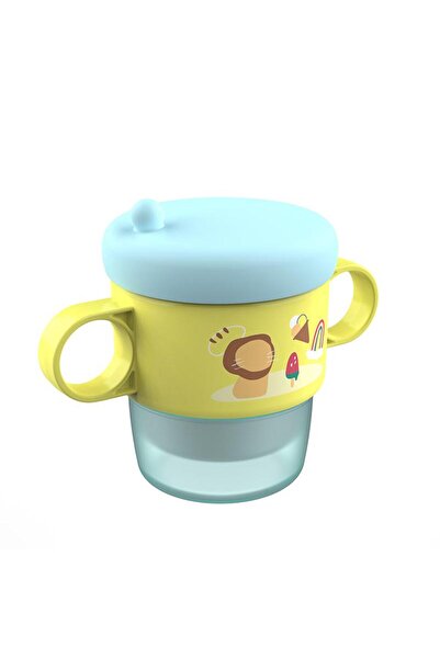 U-Grow Cană termos cu mânere, albastră,