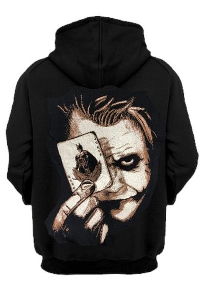 Pisa Art Joker Why So Serious Hoodie Black