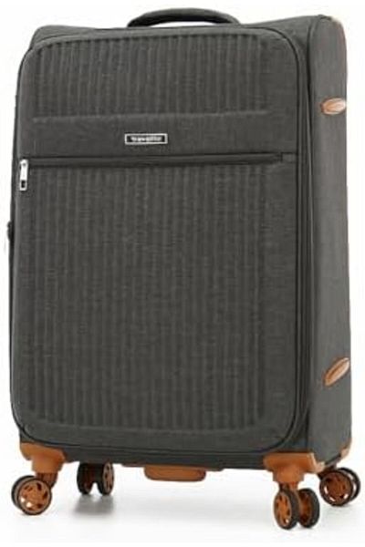 Travelite Unisex 3 Piece Hard Trolley Bag Set Fits All Tastes. (3 Piece Set, Charcoal)