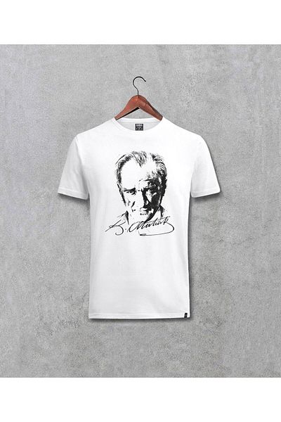 Pisa Art Μπλουζάκι με στάμπα Mustafa Kemal Atatürk Design
